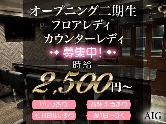オープンしたばかり！完全自由シフトのカウンターレディ募集★初心者でも安心スタート！
